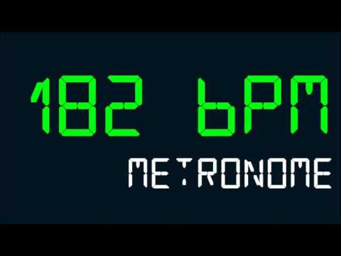 182 BPM (Beats Per Minute) Metronome
