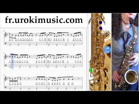 Cours de Saxophone (Ténor) Martin Garrix feat Khalid - Ocean Tuto Partitions um-i829