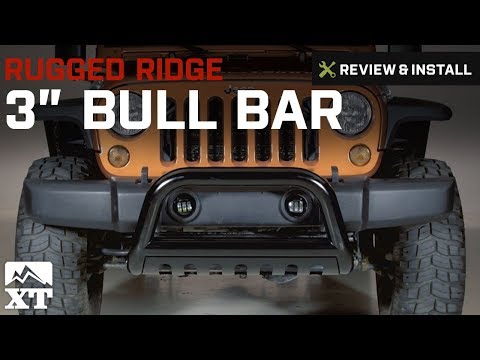Jeep Wrangler Rugged Ridge 3" Bull Bar (2007-2017 JK) Review & Install
