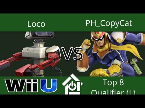 Gwinnet Brawl 10/01/2016 - Loco (ROB) vs PH_CopyCat (Captain Falcon) - Smash 4 Top 8 Qualifier (L)