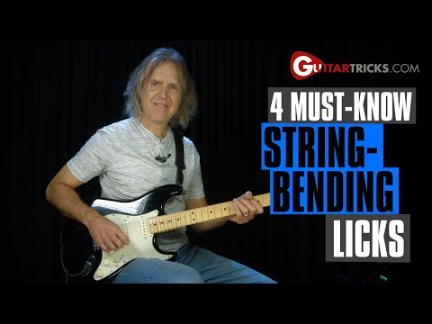 4 Advanced Bending Licks You Kneed To Know | Guitar Tricks