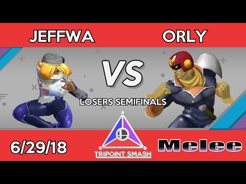 JeffWa (Sheik) vs ORLY (Captain Falcon) - Tripoint Smash 17 Loser's Semifinals