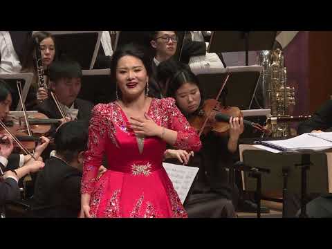 中国歌曲《绒花》女高音歌唱家刘丽琳