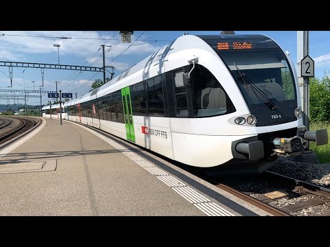 TRAINS IN SLOMO -  Thurbo - S1  ,SG