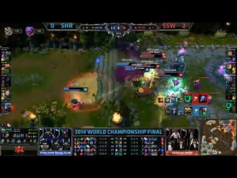 SSW Comeback Teamfight Game 3 - SSW vs SHR Game 3 (S4 Worlds)
