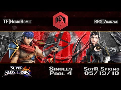 SotR Spring 2018 - TF|HomoHomie (Ike) v RRS|Zranzax (Bayonetta) - Pool 4