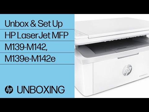 straf heelal Aanvankelijk HP LaserJet MFP M139-M142 Printer series Setup | HP® Support