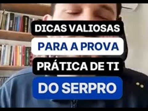 Dica para prova prática do SERPRO. #DicaRápica