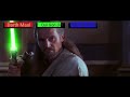 Darth Maul Vs Qui Gon Jinn And Obi Wan Kenobi With Healthbar S