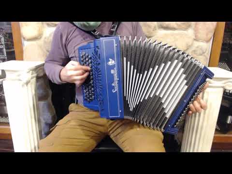 SALTBOU84CBA - Blue Agapanthe Saltarelle Bourroche Chromatic Button Accordion C LMM 60 84 $4999