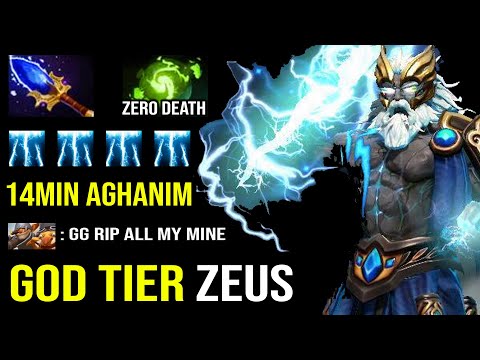 GOD TIER ZEUS 14min Scepter Zero Respect Given 100% Counter Any Top Meta Core +41K Damage DotA 2