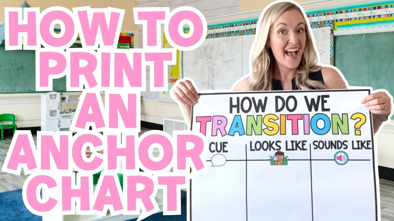 Transform Regular Paper into Classroom-Size Anchor Charts