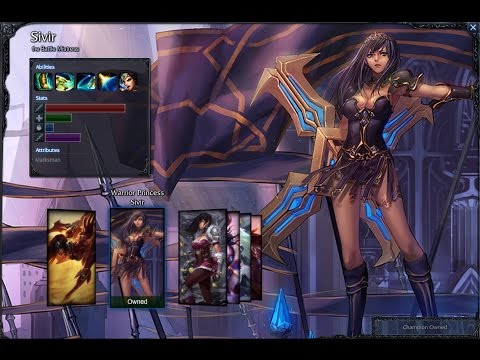 Warrior Princess Sivir Skin Spotlight Gameplay 1080p HD League Of Legends