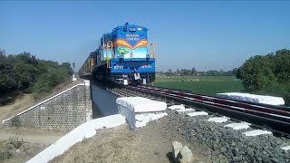 preview picture of video 'Mhow kalakund Heritage train running late'
