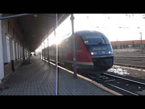 DB 642.235/735 - Odjezd vlaku Os 5298 - Chomutov, 2.3.2013