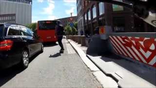 preview picture of video 'Biking in Oslo, Norway - from Dalsbergstien to Bernt Akers gate'