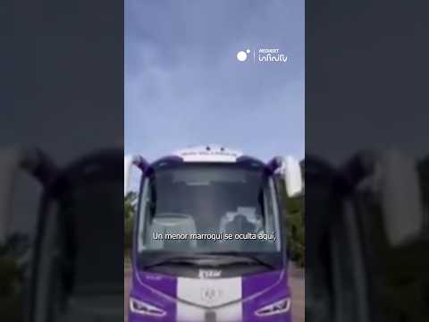 Un menor marroquí cruza el Estrecho bajo el autobús del Real Valladolid desde Ceuta