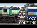 Rare Loco Coupling By Loco Pilot ALP Nagapattinam 2012 Indian Railways Train Videos Trains