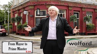 Boris Johnson visits Walford