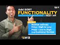13 Add SORT Functionality In Rest API ASC TO DESC LOW TO HIGH