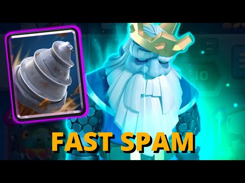 GHOSTLY DRILL SPAM - 2.6 Fast Goblin Drill Bridge Spam Deck - CLASH ROYALE