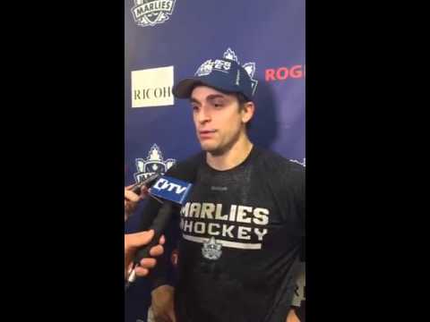 TorontoMarlies   MarliesLive post game with Mark Arcobello