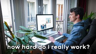 How Hard Do I REALLY Work? - Corporate lawyer, YouTuber & Founder