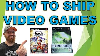 How to ship video games that you sold on Ebay. Shipping playstation, xbox, wii, disc style games.