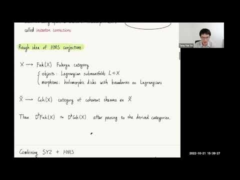 Tony Yue Yu: Mirror Structure Constants via Non-Archimedean Analytic Disks