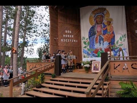 Ontaryjskie Kaszuby Akcja Letnia 2016 - Msza Święta w „Katedrze pod Sosnami”