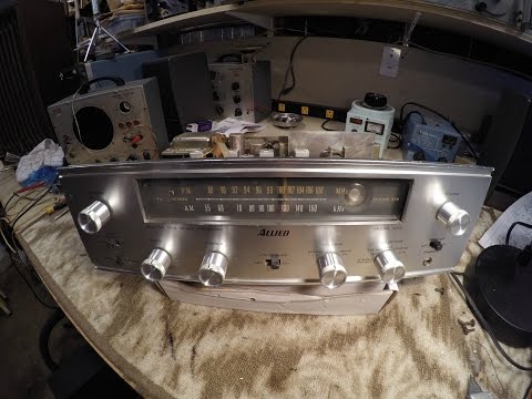 1962 Allied Model 333 Stereo Tube Receiver (Part 1)...Vintage Audio Restoration & Repair