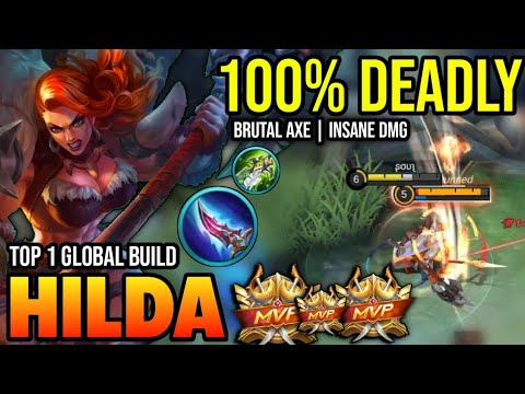 HILDA BEST BUILD 2023 | BUILD TOP 1 GLOBAL HILDA GAMEPLAY | MOBILE LEGENDS✓