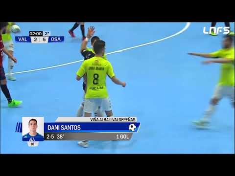 Gol Dani Santos (2-5) Viña Albali Valdepeñas - Osasuna Magna. J25, 1Div. LNFS