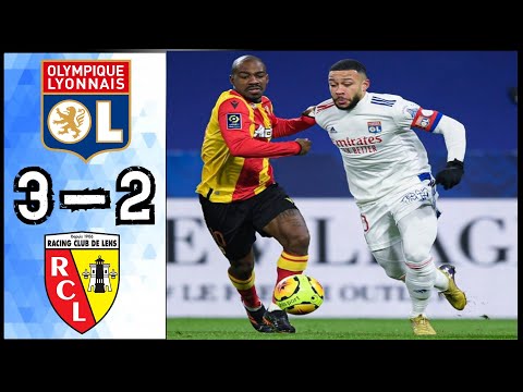 Olympique Lyonnais 3 - 2 Racing Club de Lens | Résumé et Buts | Ligue 1