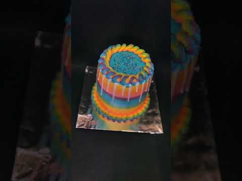 Rainbow🌧🌈 cake🍰/@_maakirasoi / Chef Gunja Singh💜💜