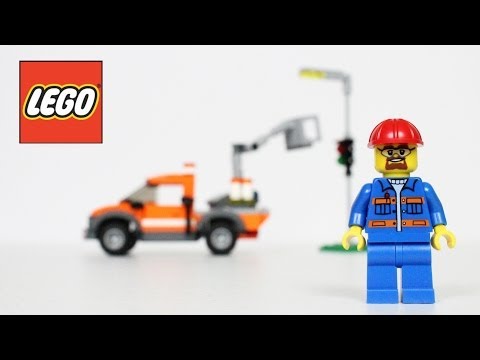 LEGO City Light Repair Truck 60054 Review Unboxing