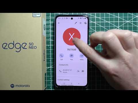 Motorola Edge 50 Neo: How to Set Custom Photo For Contact