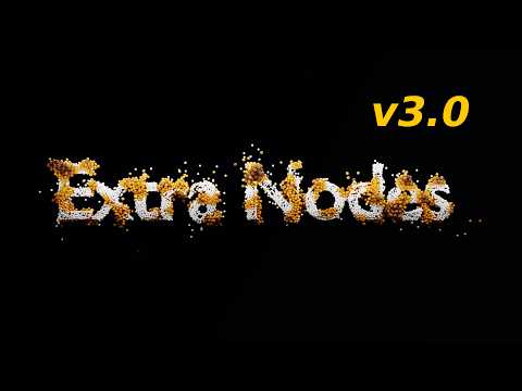 🎉 Released Extra nodes v3.0 of Geometry Nodes | Curve Growth, XPBD 🚀 - Detailed Demo