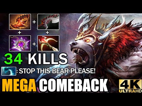 Amazing Hard Carry Battle Ursa VS Morphling - Epic Mega Creeps Comeback Dota 2 Pro Rank Gameplay