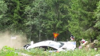 preview picture of video 'Neste Oil Rally 2013 SS2/SS4 Torittu (Incl. Latvala crash and some close calls)'