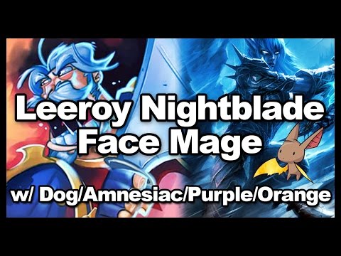 Nightblade Leeroy Face Mage w/ Dog/Purple/Amnesiac/Orange