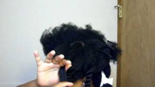 How To Remove Tangles from Dry Hair Extremely Matted - Detangle / Untangle Natural Hair