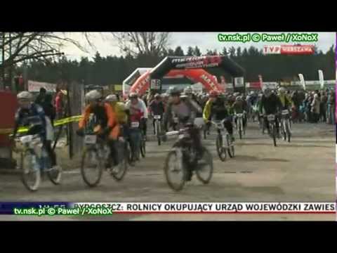 tv.nsk.pl 2012-04-01 Mazovia MTB Marathon ruszyła w Otwocku
