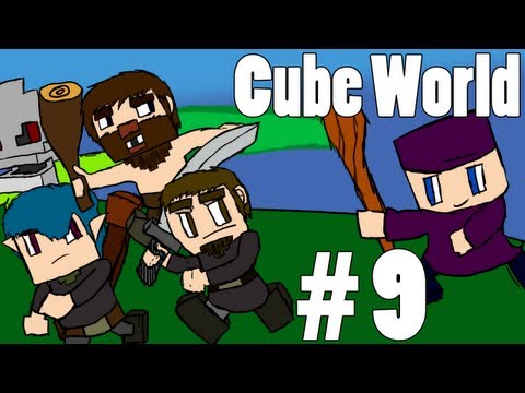 Cube World (Alpha) Co-op w/ Mischief & The Party Crew Part 9 - Everyone Run