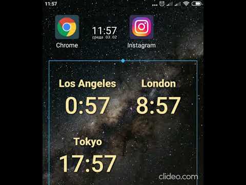 Universal Clock widget 2021 (fully customizable) Video