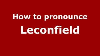 How to pronounce Leconfield