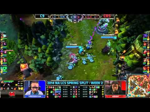 [NA LCS Week 2] Cloud 9 vs Curse [Spring Split 2014] Season 4 NA LCS C9 vs CRS