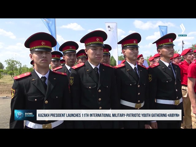 Президент XI «Айбын» Халықаралық әскери-патриоттық жастар жиынын ашты