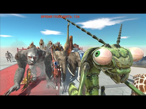 DINOSAUR RACE 24 - PART 2(all units race) - Animal Revolt Battle Simulator