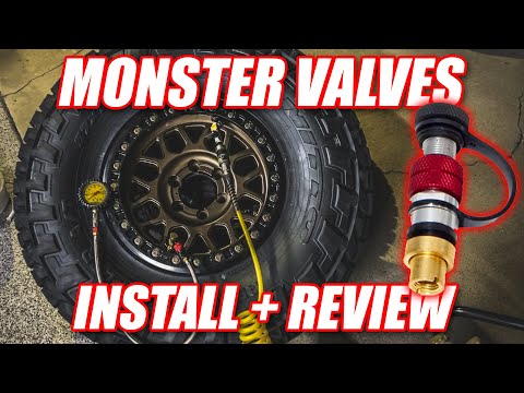 Fastest Tire Valves for Off-Road – Monster Valves on The 2022 Ford Bronco Raptor